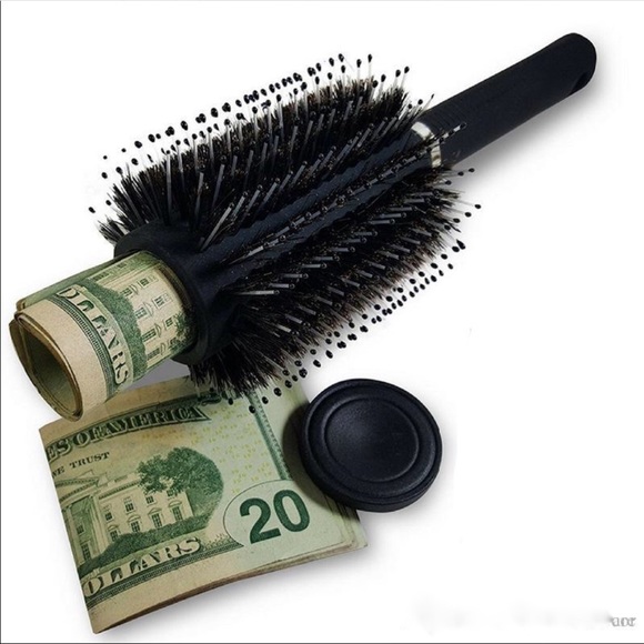 Brush Safe Hidden Compartment Stash Accessories - The Hair Brush Safe: Hidden Compartment Stash